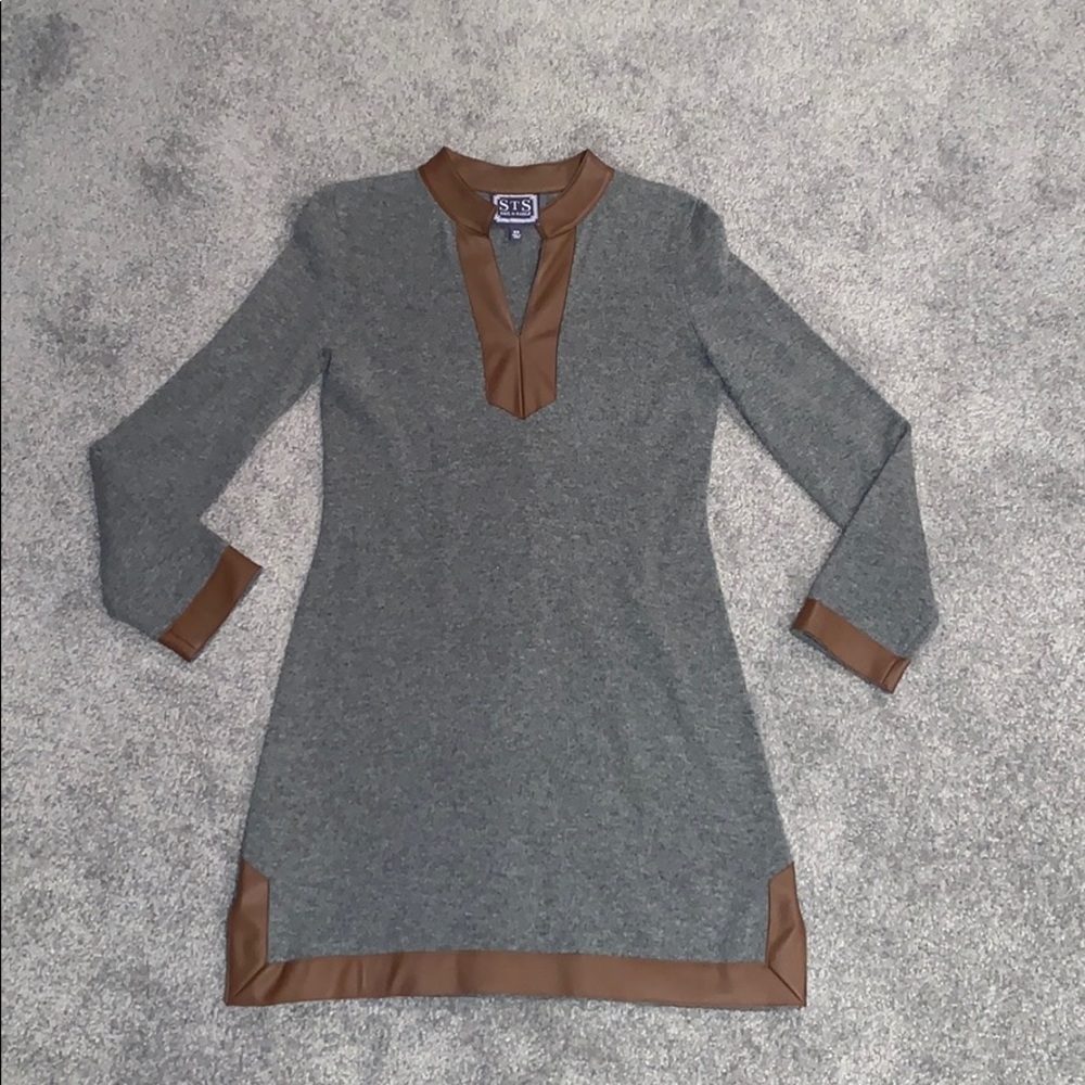 Sail to Sable Cashmere & Wool Dress